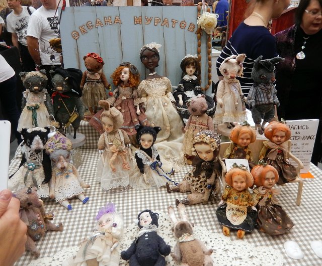 XI Международный Салон кукол на Тишинке в Москве 2015. То, что увидел мой фотоаппарат... Фотоотчет