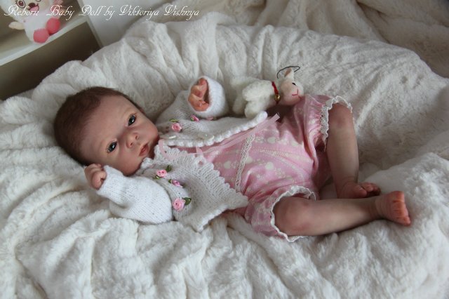 Аделиночка 2... Куколка реборн Виктории Вишни