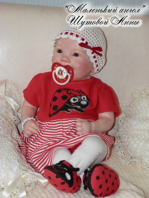 Божья коровка по имени Эмилия. Кукла реборн Шутовой Анны