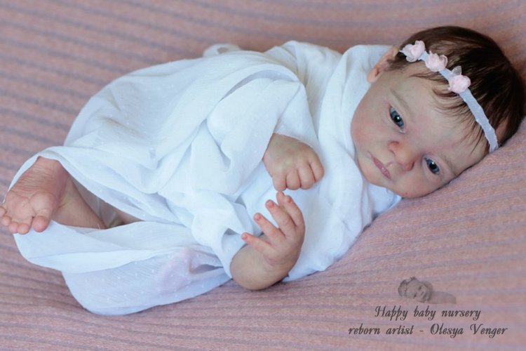 Моя Кирочка. Ненаглядная моя крошечка. Кукла реборн Олеси Венгер (фото 3)