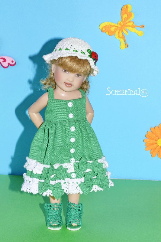Летняя коллекция платьев для маленьких кукол