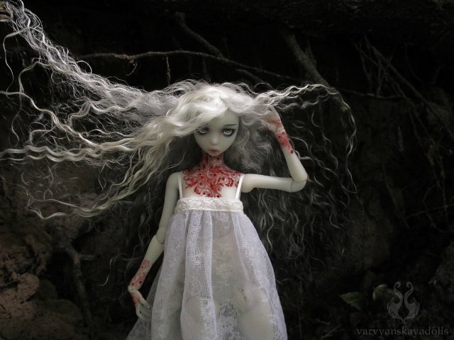 Аннабель Ли. Шарнирная кукла (фото 7)