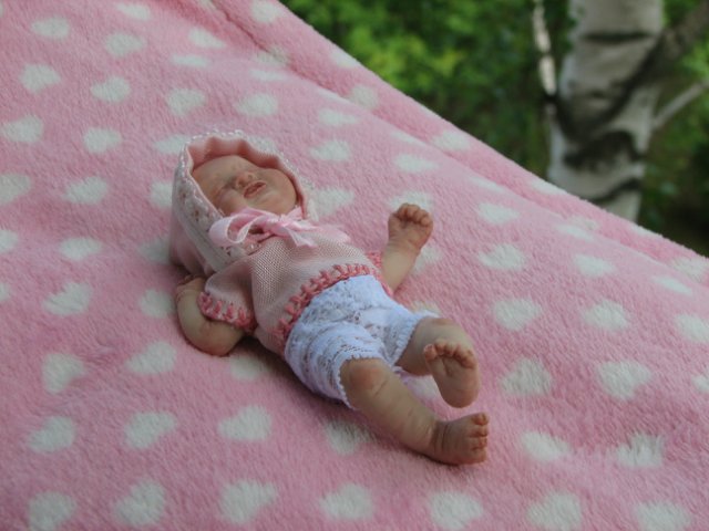 Моя летняя "доделка". Авторская кукла ООАК (фото 5)