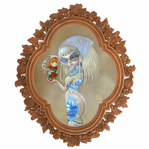 Мрачные и прекрасные куклы художницы Кукула (Kukula) в оригинальных арт иллюстрациях Натали Абрамович. Много фото