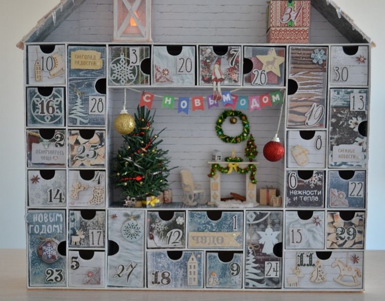 Адвент календарь с миниатюрой "Декабрь - самый волшебный месяц!" (фото 2)