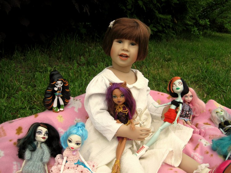 Лерочка и её куклы. Коллекционная кукла Лена Sissel Skille