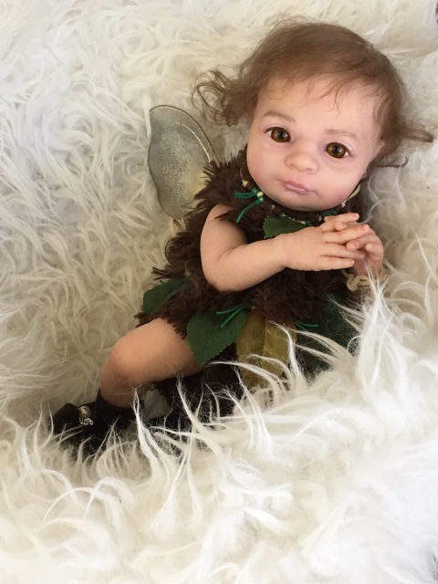 Лесной Эльфёныш,кукла-реборн Элины Кудрявцевой