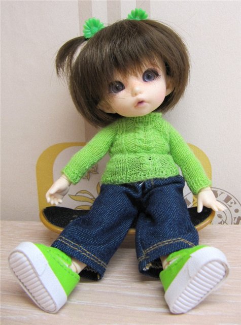 Свитерок для Майки — Одежда и обувь для кукол BJD (БЖД): 1/3 (фото 10)