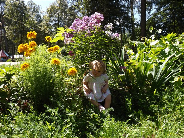 Летняя прогулка Танечки. Кукла реборн