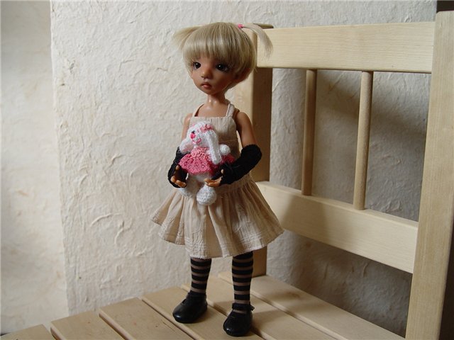 Представляю Вам свою третью девочку от Kaye Wiggs. Коричка Эльф (фото 4)