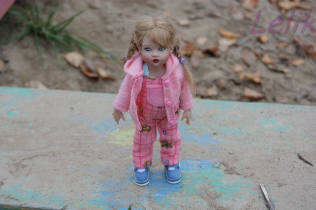 Прогулка с кнопочкой. Теплая одежда для моей куколки