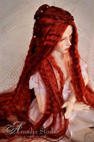 Невероятные парики для кукол БЖД от: Amadiz Studio