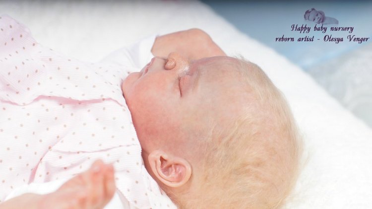 Наша Лиечка устала, сладко сладко задремала. Кукла реборн Олеси Венгер (фото 2)