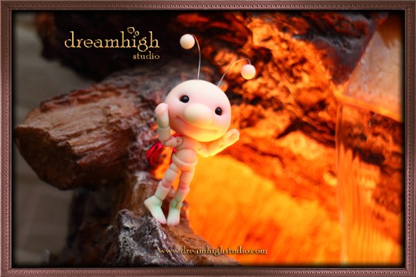Микро-бжд БОЖЬЯ КОРОВКА от Dreamhigh studio (фото 6)