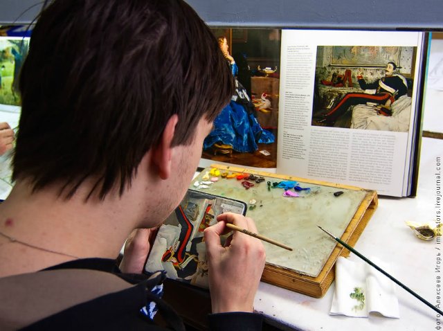 Усмотри тропинку в сказку или Здесь русский дух, здесь Русью пахнет. Федоскинская лаковая миниатюра