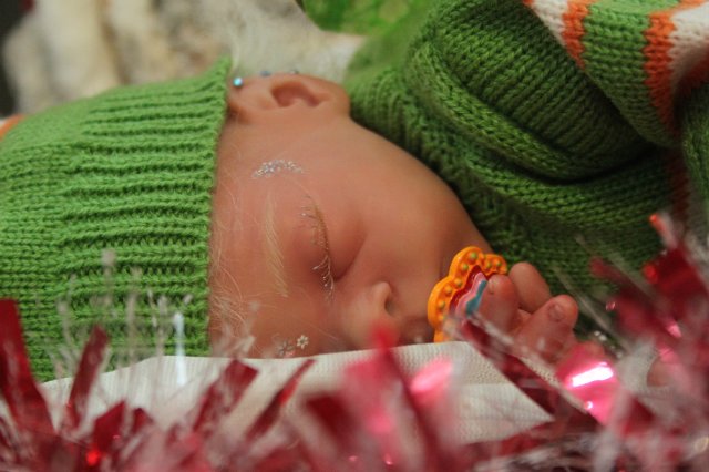 Рождественский подарочек... Эльфийк реборн №2 Элины Кудрявцевой | Бэйбики Рождественский подарочек... Эльфийк реборн №2 Элины Кудрявцевой (фото 8)