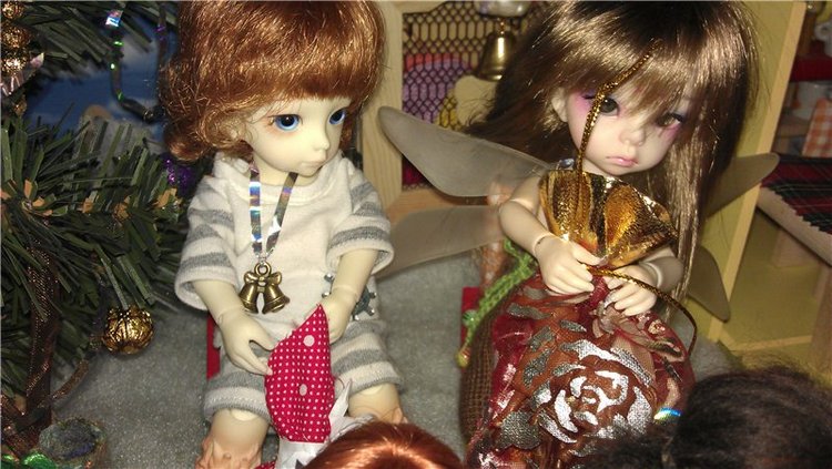 Наш новогодний дутик — Коллекции кукол BJD (БЖД): фото витрин (фото 7)