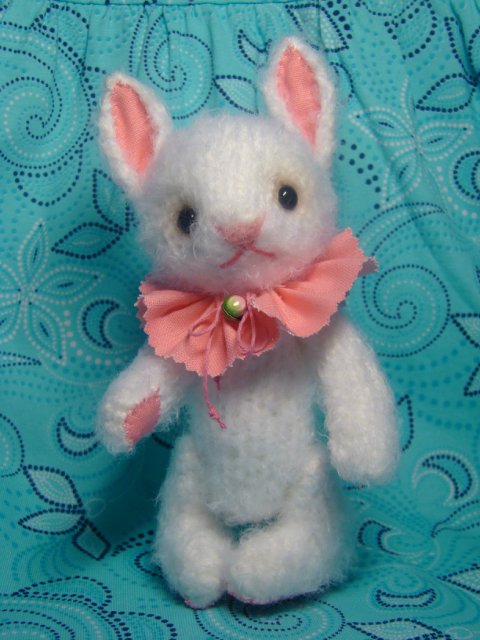 Ещё один весенний зайчик. Авторская игрушка Ольги Чернухо (фото 6)