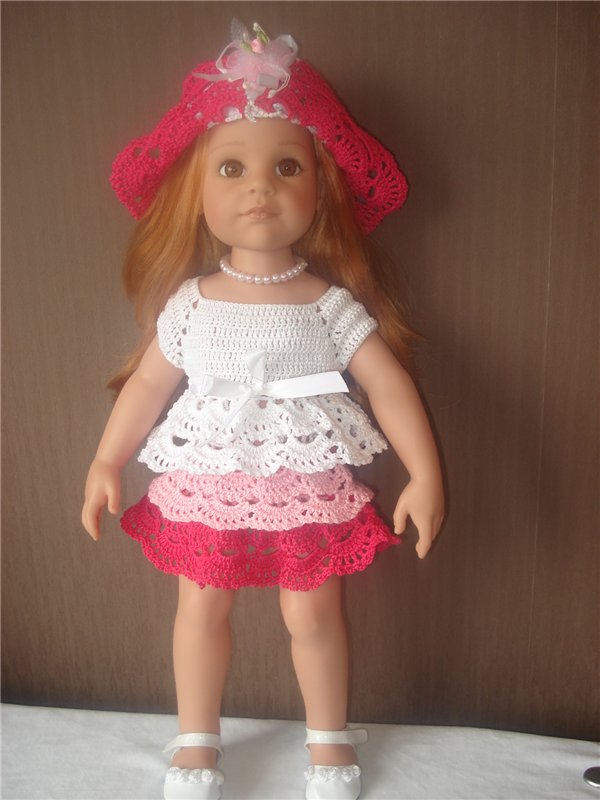 Вязаные нарядики для кукол Готц | Бэйбики Вязаные нарядики для кукол Готц (фото 5)