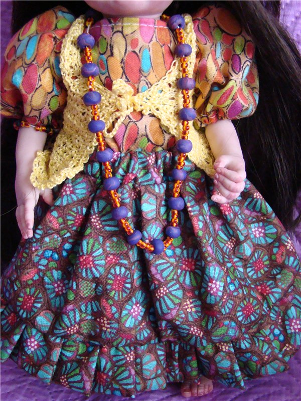 Цыганочка. Когда куколка сама решает какой ей родиться. Авторская кукла Кондрашовой Ирины (фото 10)