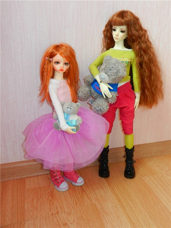Мои старшие девочки Гу Ми Джу (Zaoll Dollmore) и Ларина (DIM)