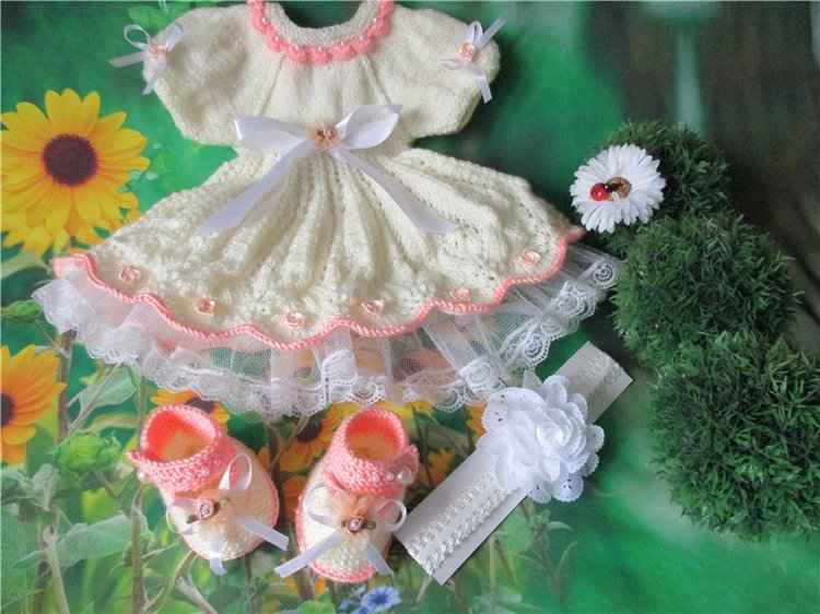 «Бутончик чайной розы»- моя новая работа ( для малышек Lee Middleton ,реборн и всеx подобныx малышек-очаровашек)