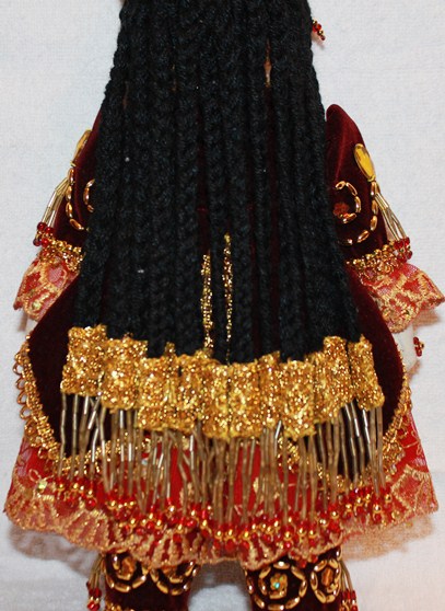 Современная национальная текстильная кукла ручной работы. Ширин