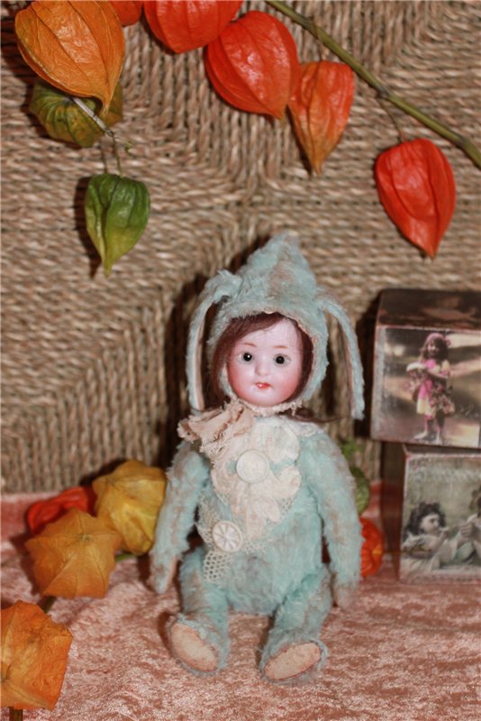 Вторая жизнь. Тедди-долл из антикварной головки Walter & Sohn (фото 6)