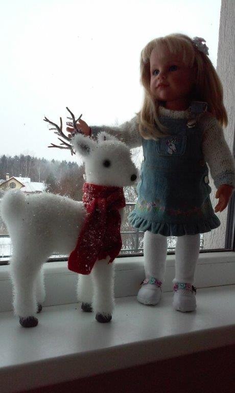 Зимний привет от кукол gotz, которые, живут в Литве (фото 9)