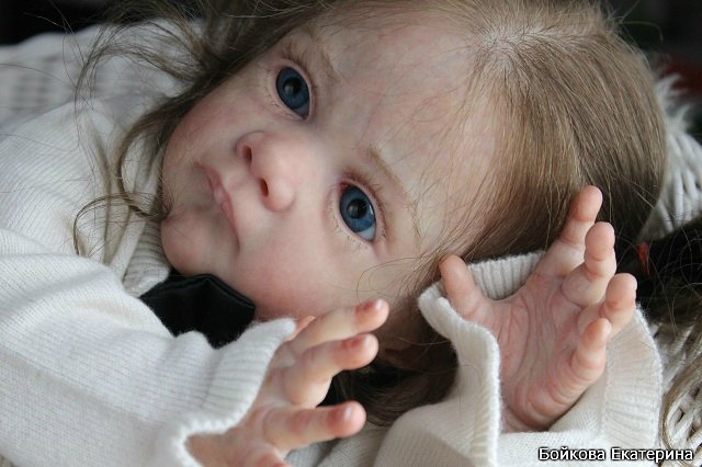 Кукла реборн Frida от Karola Wegerich в моём исполнении