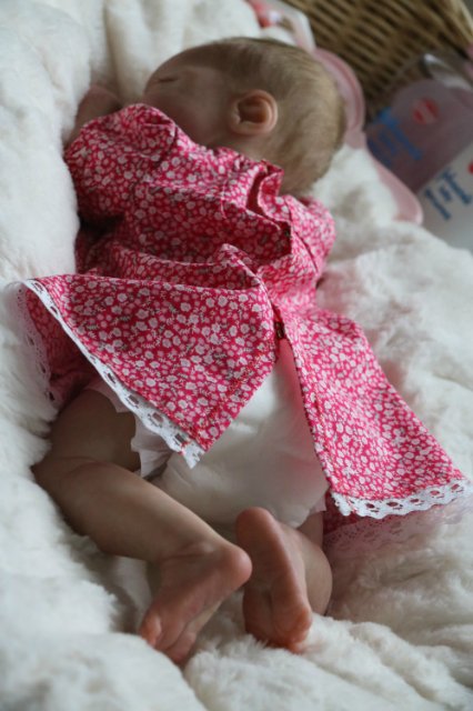 Спящая малышка Рози 2. Куколка реборн Виктории Вишни