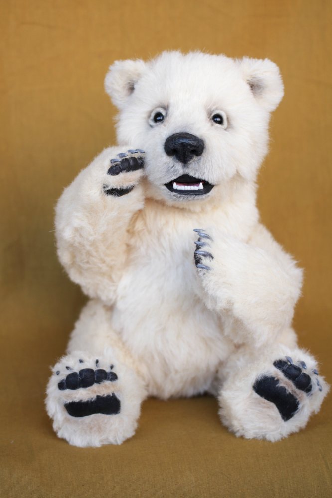 Нолан полярный медвежонок. Авторские игрушки ручной работы Татьяны Матляк