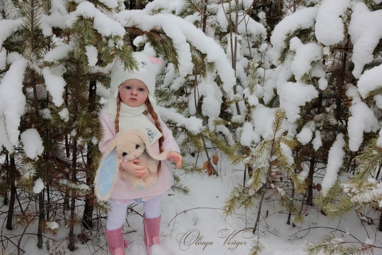Любите ли вы Зиму так, как люблю ее я? Нэлли, кукла реборн Олеси Венгер (фото 3)