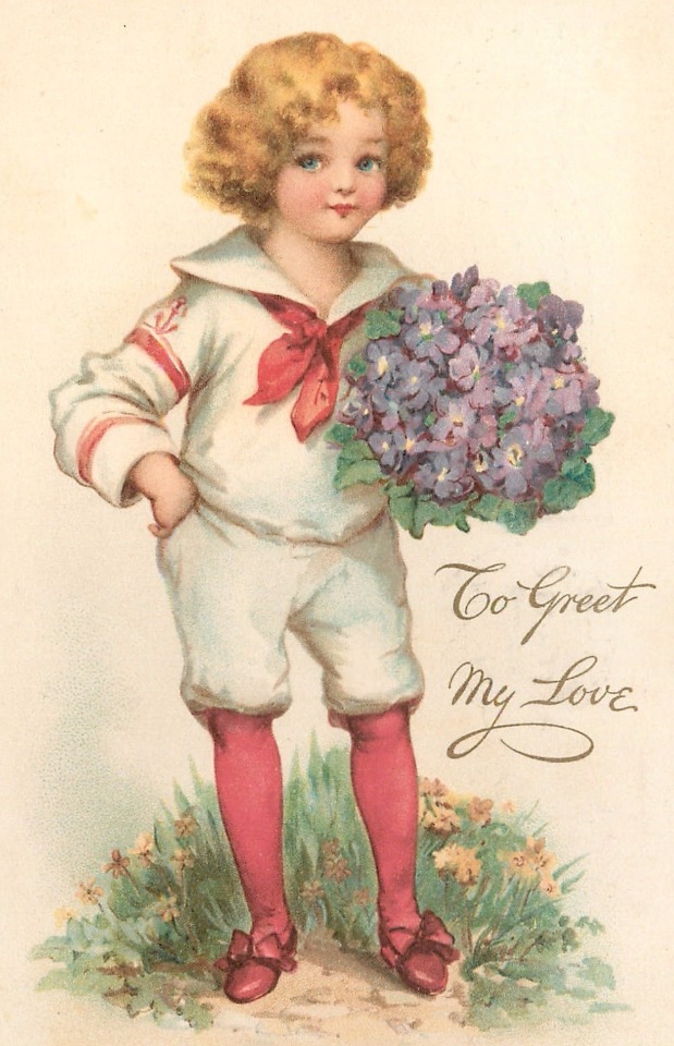 Старинные открытки с Денем Святого Валентина | Бэйбики Старинные открытки с Денем Святого Валентина (фото 5)