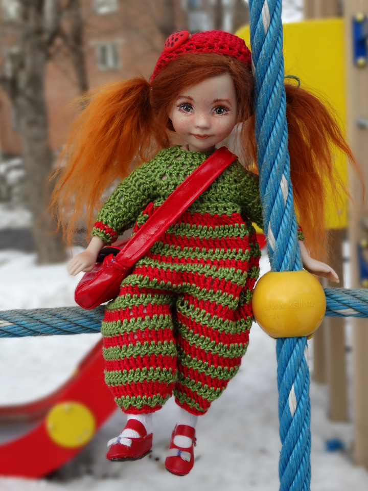 Обновлённые малышки. ООАК фарфоровых куколок Дианы Эффнер (фото 5)