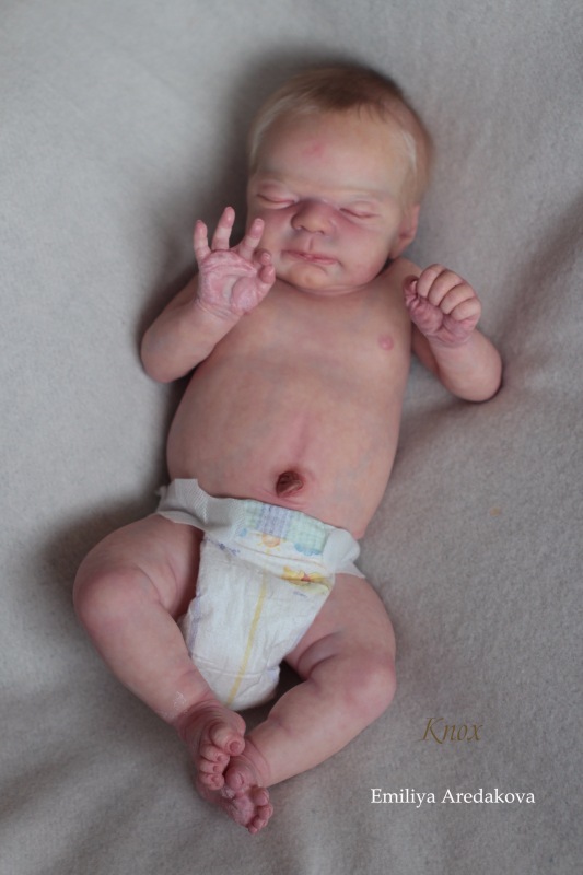 Мой реалистичный малыш реборн из молда Knox. Кукла Эмилии Аредаковой