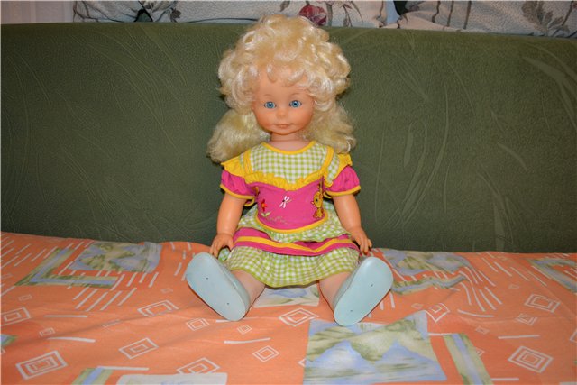 Голубоглазая красавица — Советские винтажные куклы (СССР): Ленигрушка (фото 2)