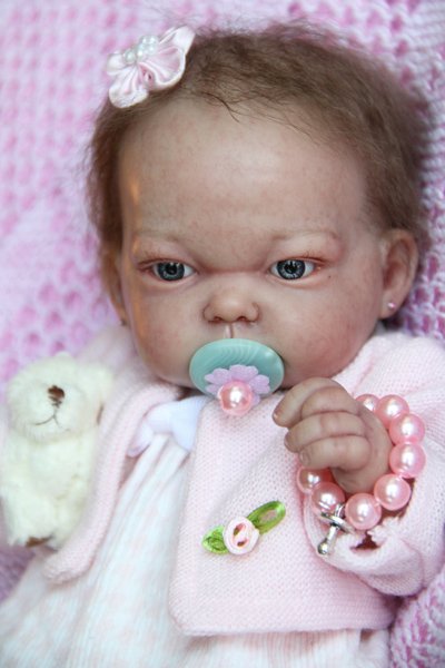 Две Марусеньки мои, две лапули… Малышки реборн из мастерской Наталии Сомовой (фото 3)