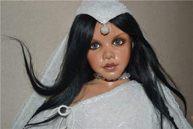 Образ Индии в кукле INDIA ОOАК автора Сьюзен Крей, Susan Krey с её обычаями и необычайной красотой (фото 3)