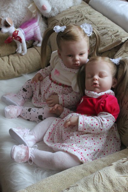 Сестенки Арианночки. Куколки реборн Виктории Вишни