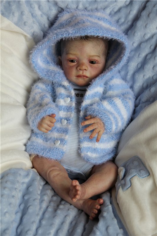 Нечаянная радость... Малыш реборн Ромео, прототип, скульптор Натали Блик, художник Алла Кокс