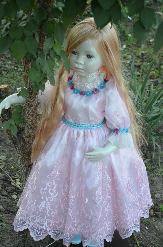 Лунные девочки или необычное творение Ширли (Shirley) - глазурованная кукла Мариэль (Mariele)