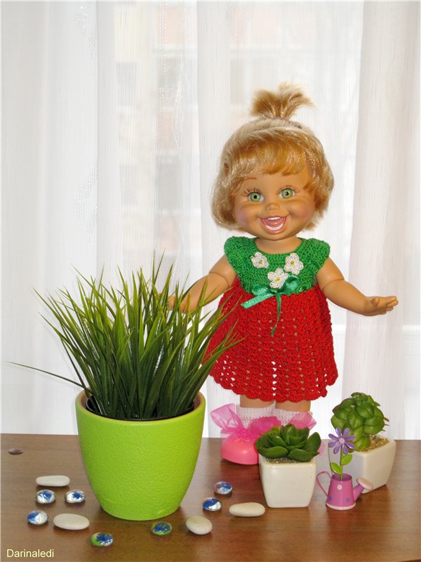 Натали - сладкая ягодка! Кукла Galoob Baby Face (фото 4)