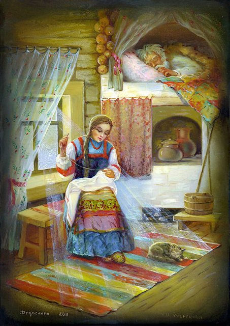 Усмотри тропинку в сказку или Здесь русский дух, здесь Русью пахнет. Федоскинская лаковая миниатюра