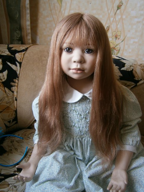 Люсинда, фарфоровая куколка Кристин Оранж