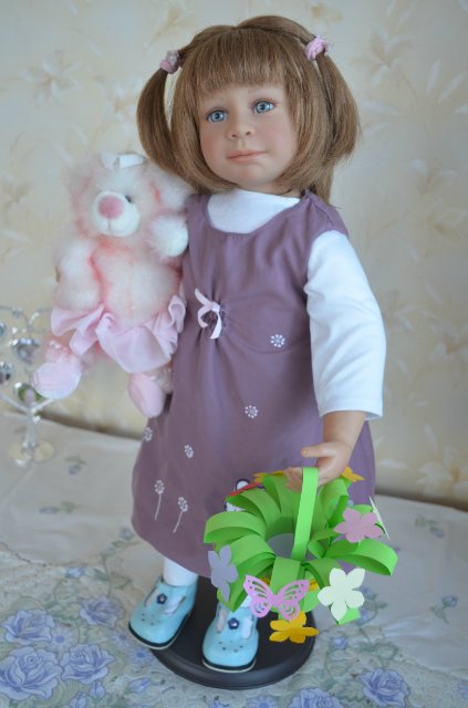 Такую вы точно не встречали, кукла Нели от Hiltrud Schwing (фото 3)