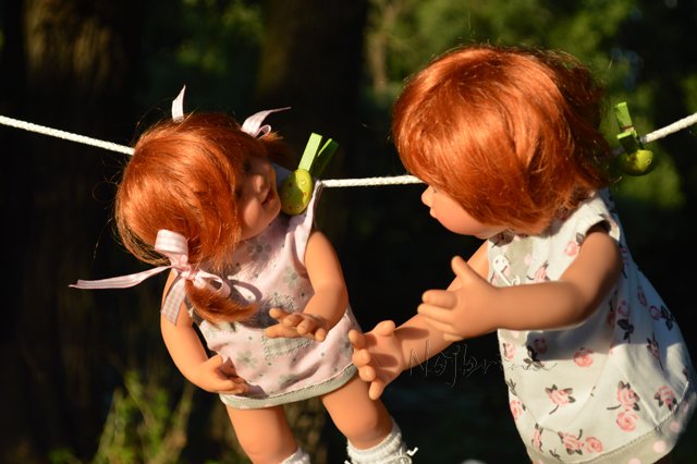 Шито белыми нитками... Вихтели от Rosemarie Anna Muller