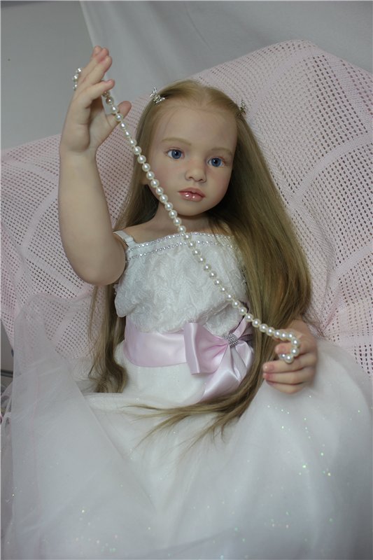 Ангелов много ни бывает. Ангелина. Кукла реборн Анастасии Гангало (фото 3)