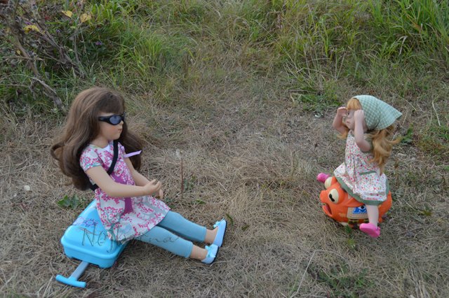 Француженка в провинции. Куклы Sylvia Natterer finouche от Petitcollin и minouche от Kathe Kruse