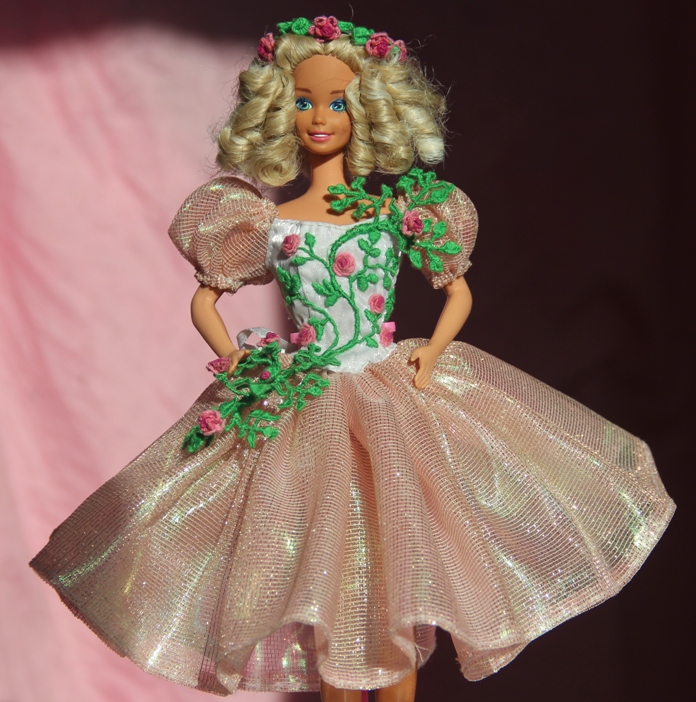 Простушка и розовый куст — Реставрация и преображение кукол: ремонт